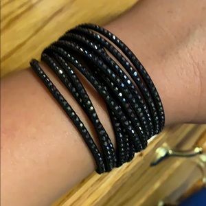 Swarovski slake deluxe bracelet, black